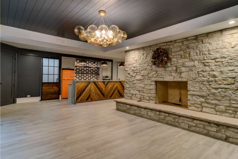 Custom luxury home addition exterior by Rite-Way Custom Homes