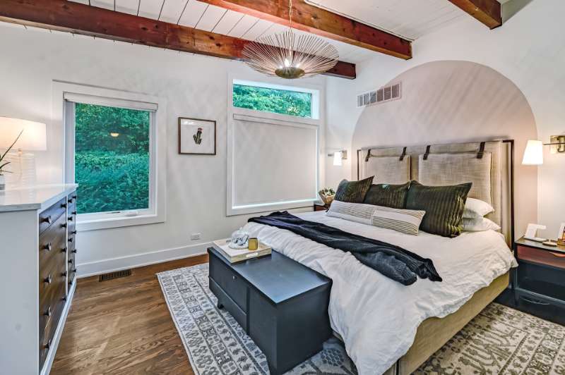 Custom addition designed to match existing home architecture